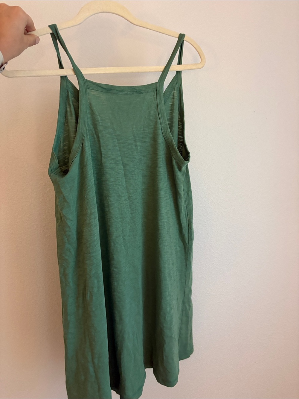 Universal Thread Green V-Neck Slip Mini Dress - Picture 3 of 3